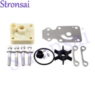6AH-W0078 Water Pump Impeller Kit For Yamaha 4 Stroke 15 20 HP Outboard F15C F20 6AH-W0078-00 6AH-W0
