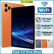 COD new Tablet Pro 17 Baru Android 11.6 inci16GB+512GB Kad SlM Dua 5G WiFi 12MP Kursus Online