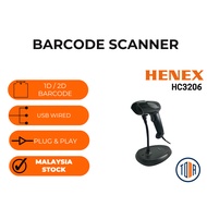 Henex HC3206 1D / 2D Barcode Scanner QR Scanner Handheld Scanner