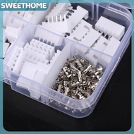 SWEETHOME 230Pcs/Box JST PH 2.0mm / XH 2.54mm Pitch Terminals Kit 2/3/4/5 Pin Plug Plastic Housing H