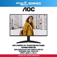 AOC 24B36X 23.8" IPS 144Hz Monitor - 1920x1080 (FHD)/0.5ms/144Hz/IPS/AdaptiveSync