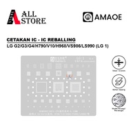 AMAOE STENCIL CPU LG G2 G3 G4 V10 SERIES 0.12MM Original - MOLD IC CPU AMAOE LG 1 SERIES 0.12MM Orig