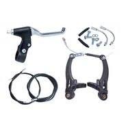 Bicycle Brake Set Full Set 2P Front & Rear Basikal V Brake Set Caliper Brake Set