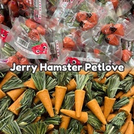 Carot/Strawberry gnawing for hamsters and small pets