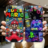 DK-48 Super Mario HD Glass Casing hp OPPO A3X A3i A5 A40 A3S A12E A93 F17 Reno 4 4F Lite Pro