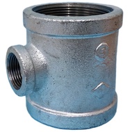 GI / GALVANIZED TEE REDUCER Pipe Fittings 1/2 X 3/4 INCH, 3/4 X 1 INCH, 1 X 1/2 INCH