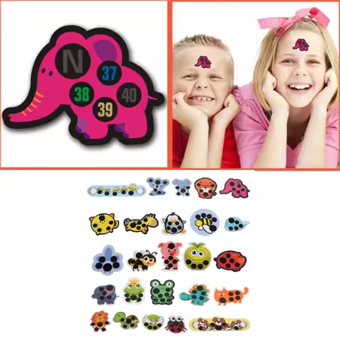 Thermometer Strips Fever Indicator Stickers Baby Forehead Temperature Monitor Strips Efficient Foreh