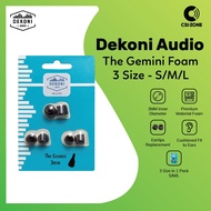 Dekoni Audio Bulletz THE GEMINI Premium Memory Foam - 3 SIZES SML