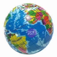 World Map Globe Rubber Ball Toy