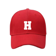 Topi Baseball Merah Pria Wanita Alphabet Abjad Huruf A B C D E F G H U J K L M N O P Q R S T U V W X