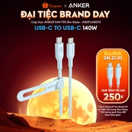 [For iPhone 15-16/Android/Laptop] ANKER 544 USB-C to USB-C 140W Fast Charging Cable - Bio-based - A8