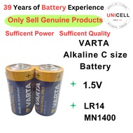 VARTA alkaline C size 1.5V Mignon LR14 battery
