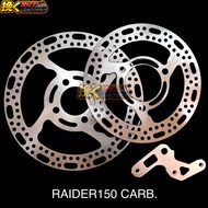 Lighten Disc Raider150 Set With Bracket For Raider150 Carb (Front and Rear)