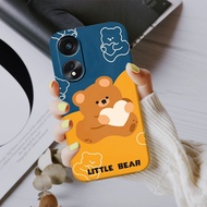 HP Oppo A18 / A38 Case - Oppo A18 / A38 PRO CAMERA SOFTCASE - FULL MOTIF - BEAR MOTIF - BEAR - Oppo 
