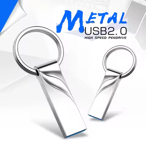 Metal USB Flash Drive 32GB 64GB 128GB Pen Drive High Speed 8G16G U Disk Pendrive USB Device USB2.0 P