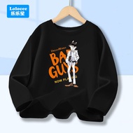 Boys' The Bad Guys 2 Cartoon T Shirt Kids Cotton Tops Funny Long Sleeve O Neck Tees T-Shirt 3-14year