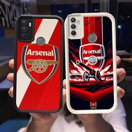 Q-6 Arsenal-FC Black white Case for OPPO A31 A32 Realme 5 5i A33 5s 7i A53S C17 A53