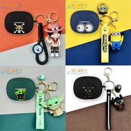 For JEEP EW011 Case Creative Cartoon One Piece Luffy Keychain Pendant Silicone Soft Case Suitable fo