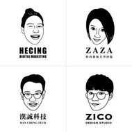 人像 Logo 設計 似顏繪