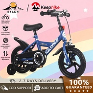 Kids bicycle 12 inches 3 to 8 years old baby bicycle with auxiliary wheels light mountain bike