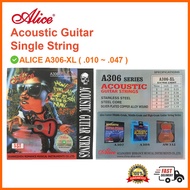 ALICE ( .010 ~ .047) Acoustic Guitar SINGLE String Acoustic | Tali Gitar Akustik Gitar Accessories