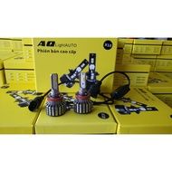 H11-H16-H8 led base light installed on car chassis. Bright white or 3 colors. Super bright