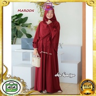 HK MIX- Gamis Aku Karissa Original - Gamis Lebaran Zaina Syari