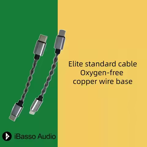 IBasso Jr. Connector Cable Upgraded Data Cable for Android iPhone C to C Light to C Thunderbolt Port