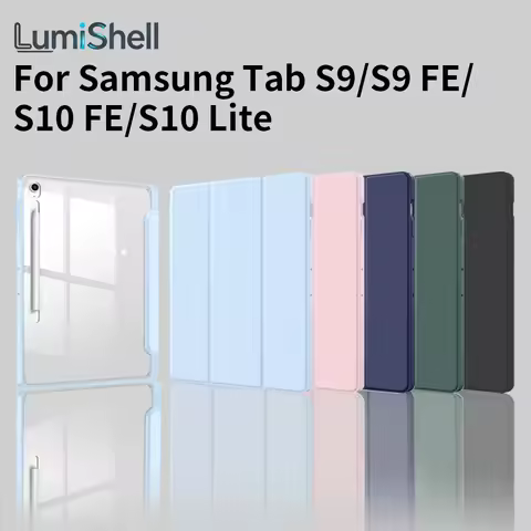 For Samsung Tab S10 FE/Tab S10 Lite/Tab S9 FE 10.9 Inch With Pen Holder, For Tab S9 11inch, Trifold 