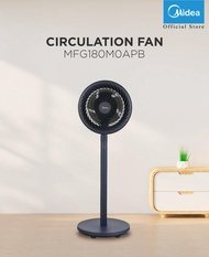 Midea MFG180M0APB 5 Blades 7 Inch Circulation Fan With 3 Speed Levels l  Midea MFG180R0APB 3 Blades 