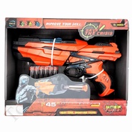 (SHIP TODAY) Pistol Perang Peluru Lembut Tembak Cicak Nerf Compatible Raytheon Phantom Motorized Sof