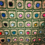Handmade Crochet Flower Blanket