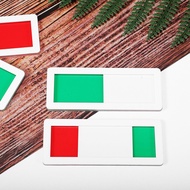 【in stock】Cubicle Corner Shelf Unit ID Plate Room Signs Public Office Vacant Privacy Occupied Slider