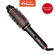UKLISS Thermal Hair Styling Brush, Straightener & Curler, Salon-Grade Hairstyle Tool