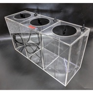 pro reef 4.8L ( 3 x 1.6L) compartment liquid acrylic dosing container