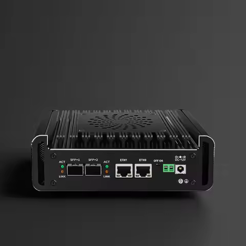 Topton Solid Firewall Appliance 2x10G SFP+ Intel i3 N355 N305 N150 N100 2xi226-V 2.5G Mini PC 2xNVMe