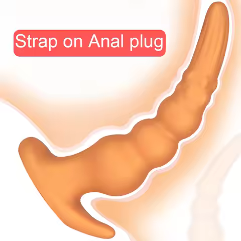 Huge Anal Plug Long Butt Plug Liquid Silicone Anal Beads Vaginal Anal Dildo For Women Men Gay Prosta