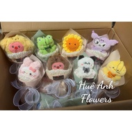 BEAUTIFUL BEAR FACE DRESS IU IU HUE ANH FLOWERS. WITH POCKETS IN CLASSIFICATION