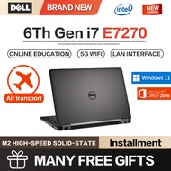 【Dell Laptop】laptop brand new original / Dell Latitude E7270/6Th Gen processor Core i5 i7/12.5in/16GB RAM+M2 1TB SSD