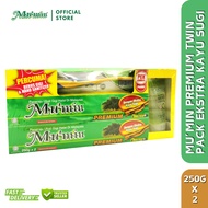 Mu'min Premium Ubat Gigi Kayu Sugi 250g Twin Pack FOC Hand Sanitizer & Toothpaste