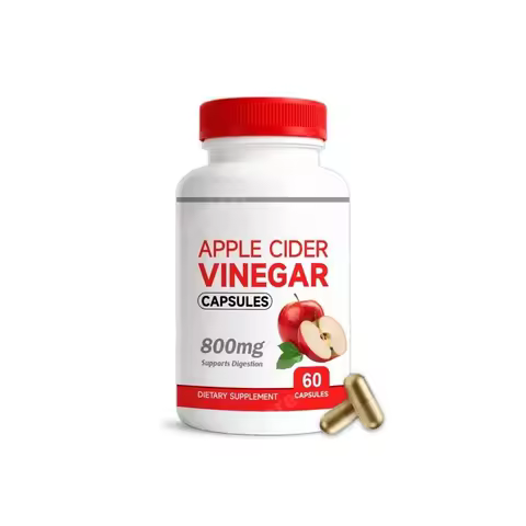 Apple Vinegar Capsules Daily Nutrients Mild Ingredients Balance Maintenance Dietary Supplement