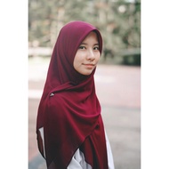 Chiffon Square '45 RUBY RED