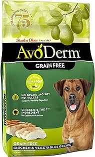 AvoDerm Natural Grain Free Chicken and Vegetables Recipe All Life Stages Dry Dog Food 24 lb