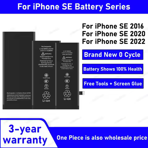 2025 Years New Original Replacement Bateria For iPhone 5 Se/8 SE/Se 2016/SE 2020/SE 2022/with Tools