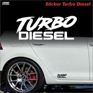 Turbo Diesel Cutting Sticker Turbo Diesel Car Sticker