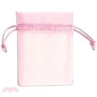 簡單生活 純色小紗網禮物袋-粉(2入)