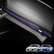 Red Dashboard Middle Air Conditioner Vent Cover Trim Car Interior For Hyundai Elantra CN7 /CN7 N Lin