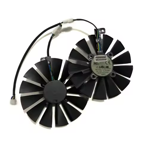 2Pcs/Set,T129215SM,Graphics Card Fan,For ASUS ROG POSEIDON GTX 1080 TI,CERBERUS GTX 1070 TI A8G,ROG
