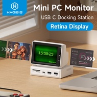 HAGiBiS IPS Mini Data Monitor Display Sub Screen With USB C Hub (3.5") AIDA64