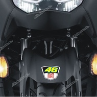 Cutting sticker ROSSI 46 FIAT motorcycle sticker